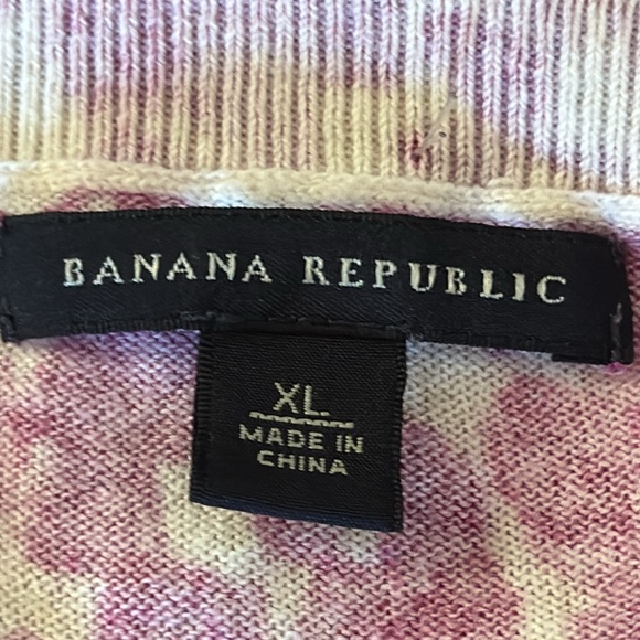 BANANA REPUBLIC. Pink Jumper. Size XL. 100% Cotton. Long sleeves. - Picture 4 of 8